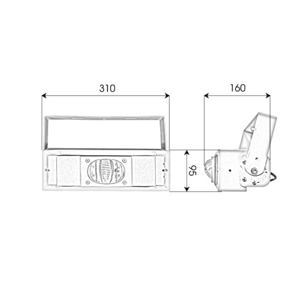 Thông số đèn LED pha 50w sân bickleball